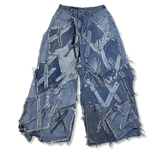 BAGGY PATCHWORK - W32 BELYBENT