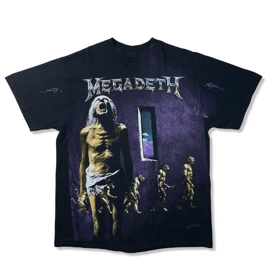 PRINTED T-SHIRT MEGADEATH - XL BELYBENT
