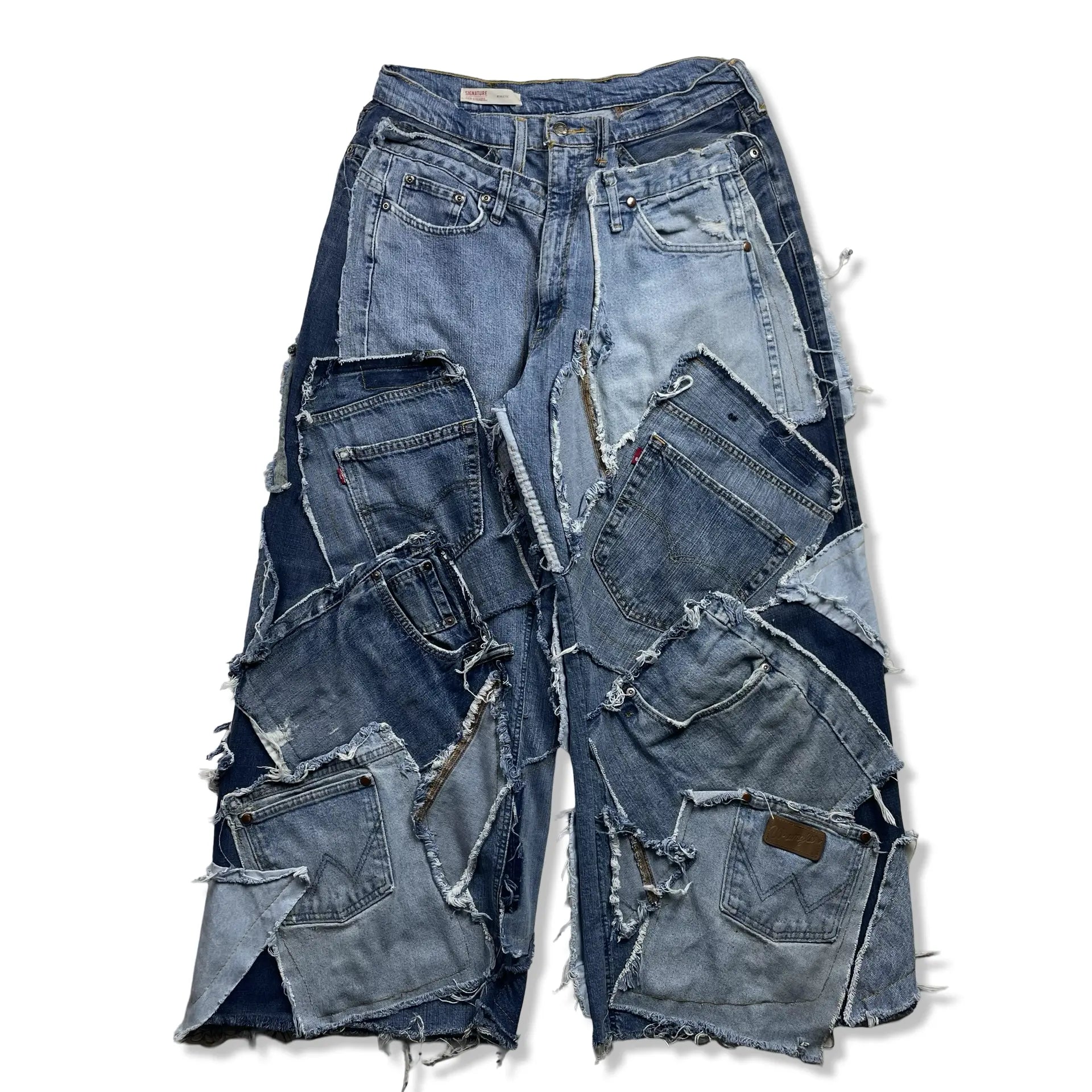 BAGGY PATCHWORK - W34 BELYBENT