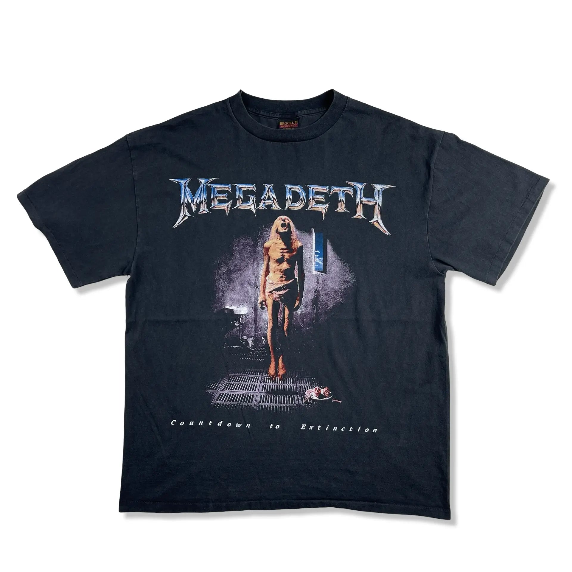 PRINTED T-SHIRT MEGA DETH - XL BELYBENT