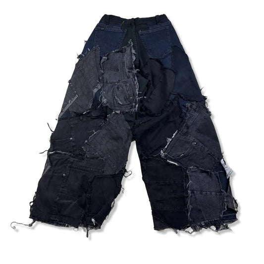 BAGGY PATCHWORK - W28 BELYBENT